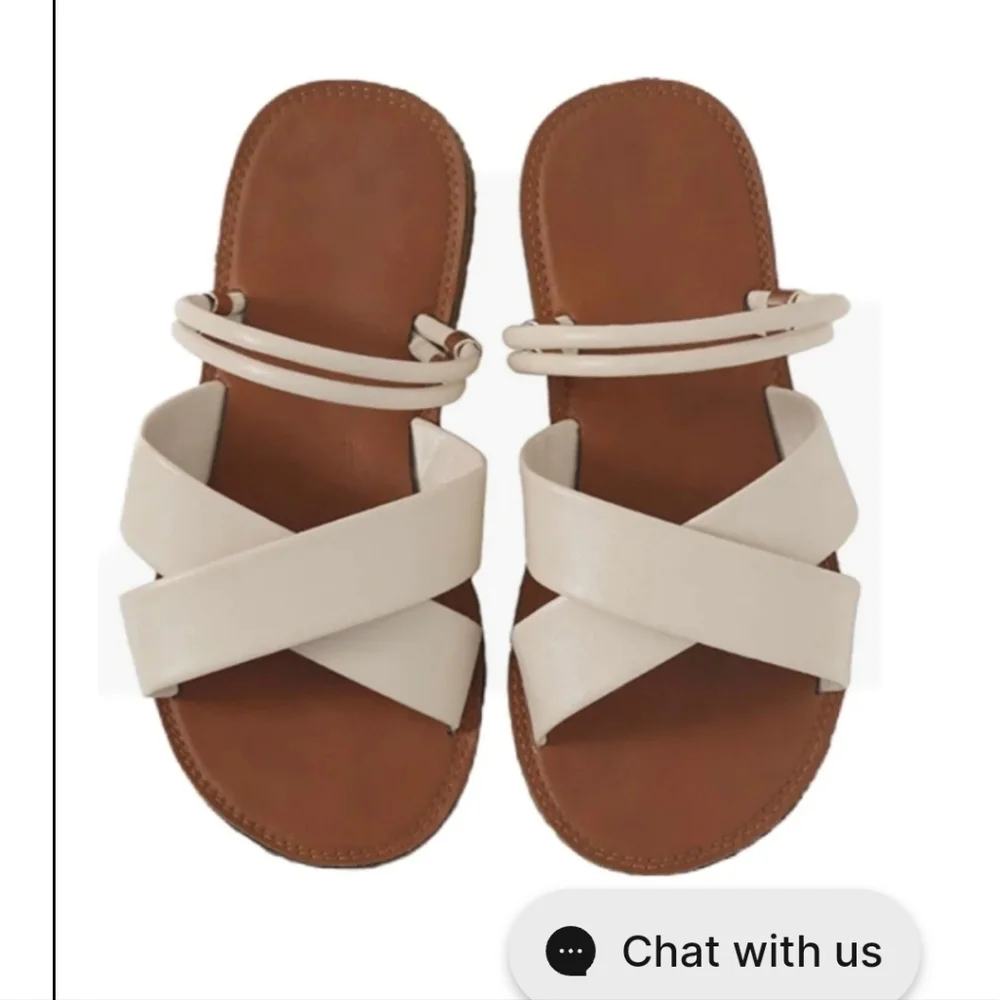 Versatile 3 way wear‎ Sandals cream6.5/37